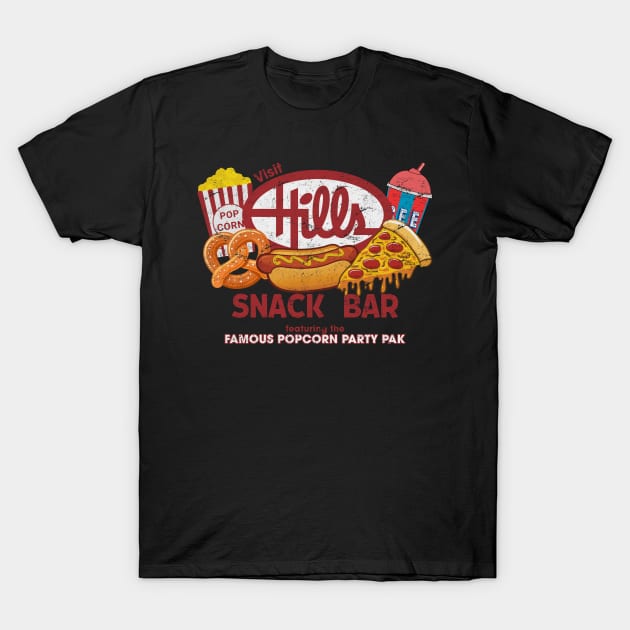 Distressed Hills Snack Bar T-Shirt by Tee Arcade